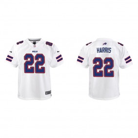 Youth Buffalo Bills Damien Harris White Game Jersey