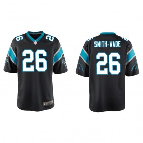 Youth Chau Smith-Wade Carolina Panthers Black Game Jersey