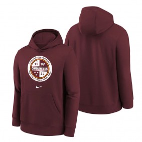 Youth Washington Commanders Nike Burgundy Alternate Logo Pullover Hoodie