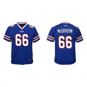 Youth Connor McGovern Buffalo Bills Royal Game Jersey