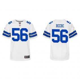 Youth Cooper Beebe Dallas Cowboys White Game Jersey