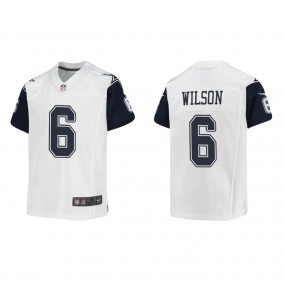 Youth Dallas Cowboys Donovan Wilson White Alternate Game Jersey