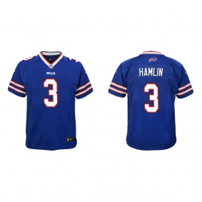 Youth Buffalo Bills Damar Hamlin Royal Game Jersey