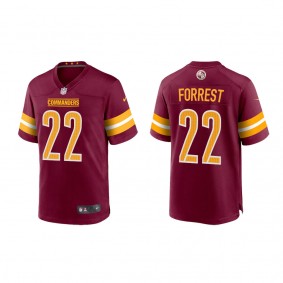 Youth Washington Commanders Darrick Forrest Burgundy Game Jersey