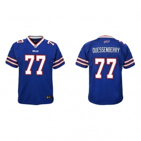 Youth Buffalo Bills David Quessenberry Royal Game Jersey