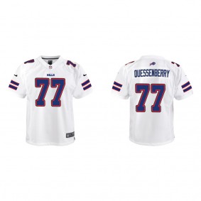 Youth Buffalo Bills David Quessenberry White Game Jersey