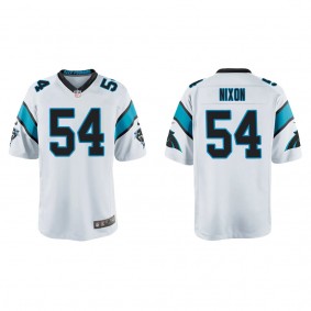 Youth Carolina Panthers Daviyon Nixon White Game Jersey