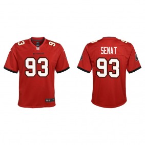 Youth Tampa Bay Buccaneers Deadrin Senat Red Game Jersey