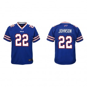 Youth Buffalo Bills Duke Johnson Royal Game Jersey