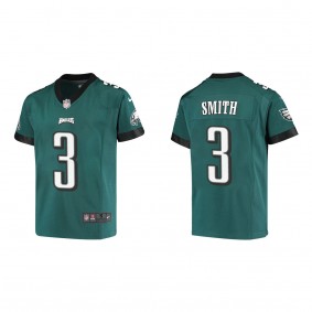 Youth Philadelphia Eagles Nolan Smith Midnight Green 2023 NFL Draft Game Jersey