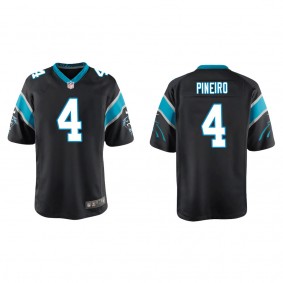 Youth Carolina Panthers Eddy Pineiro Black Game Jersey