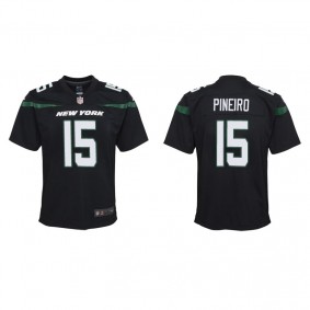 Youth New York Jets Eddy Pineiro Black Game Jersey