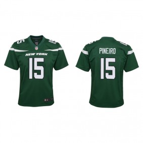 Youth New York Jets Eddy Pineiro Green Game Jersey