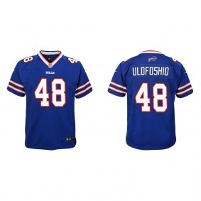 Youth Edefuan Ulofoshio Buffalo Bills Royal Game Jersey