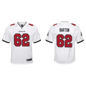 Youth Graham Barton Tampa Bay Buccaneers White Game Jersey