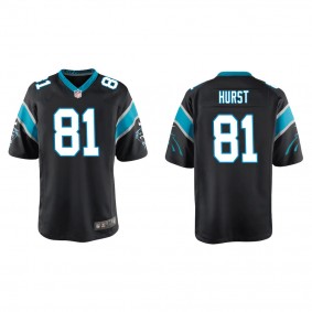 Youth Hayden Hurst Carolina Panthers Black Game Jersey