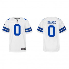 Youth Jayron Kearse Dallas Cowboys White Game Jersey