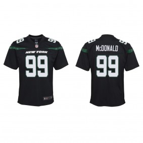 Youth New York Jets Will McDonald Black 2023 NFL Draft Game Jersey