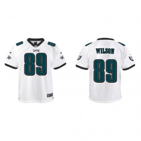 Youth Johnny Wilson Philadelphia Eagles White Game Jersey