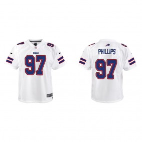 Youth Buffalo Bills Jordan Phillips White Game Jersey