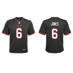 Youth Tampa Bay Buccaneers Julio Jones Pewter Alternate Game Jersey