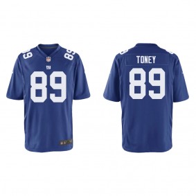 Youth Kadarius Toney New York Giants Royal Game Jersey