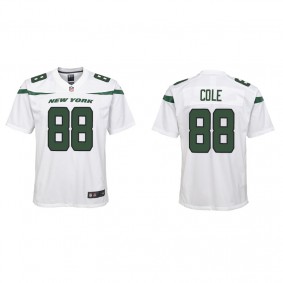 Youth New York Jets Keelan Cole White Game Jersey