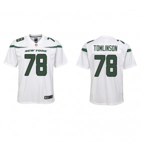 Youth New York Jets Laken Tomlinson White Game Jersey