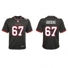 Youth Tampa Bay Buccaneers Luke Goedeke Pewter 2022 NFL Draft Alternate Game Jersey