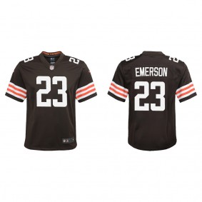 Youth Cleveland Browns Martin Emerson Brown Game Jersey