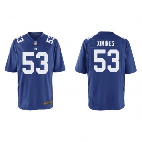 Youth Oshane Ximines New York Giants Royal Game Jersey