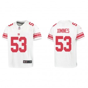 Youth Oshane Ximines New York Giants White Game Jersey