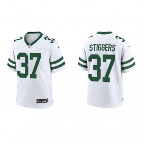 Youth Qwan'tez Stiggers New York Jets White Legacy Game Jersey