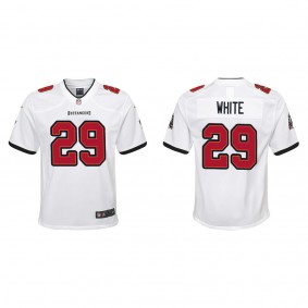 Youth Tampa Bay Buccaneers Rachaad White White 2022 NFL Draft Game Jersey