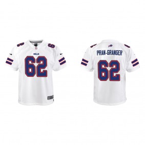 Youth Sedrick Van Pran-Granger Buffalo Bills White Game Jersey