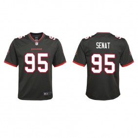 Youth Senat Buccaneers Pewter Alternate Game Jersey