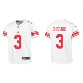 Youth Sterling Shepard New York Giants White Game Jersey