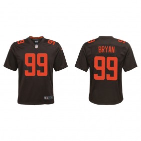Youth Cleveland Browns Taven Bryan Brown Alternate Game Jersey