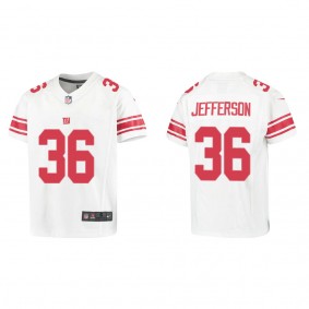 Youth New York Giants Tony Jefferson White Game Jersey