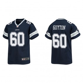 Youth Tyler Guyton Dallas Cowboys Navy Game Jersey