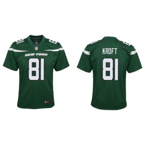 Youth New York Jets Tyler Kroft Green Game Jersey