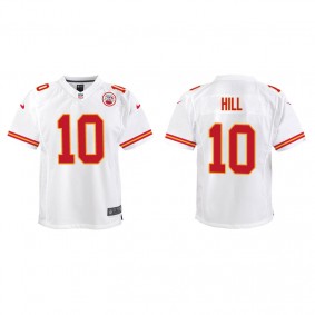 Youth Kansas City Chiefs Tyreek Hill White Game Jersey