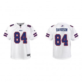 Youth Buffalo Bills Zach Davidson White Game Jersey