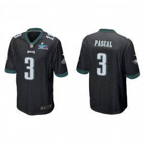 Zach Pascal Men's Philadelphia Eagles Super Bowl LVII Black Game Jersey