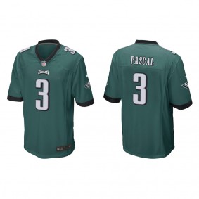 Men's Philadelphia Eagles Zach Pascal Green Game Jersey