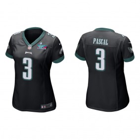 Zach Pascal Women's Philadelphia Eagles Super Bowl LVII Black Game Jersey