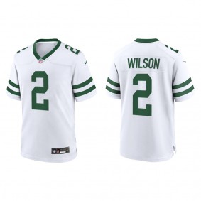 Zach Wilson Men's New York Jets White Legacy Game Jersey